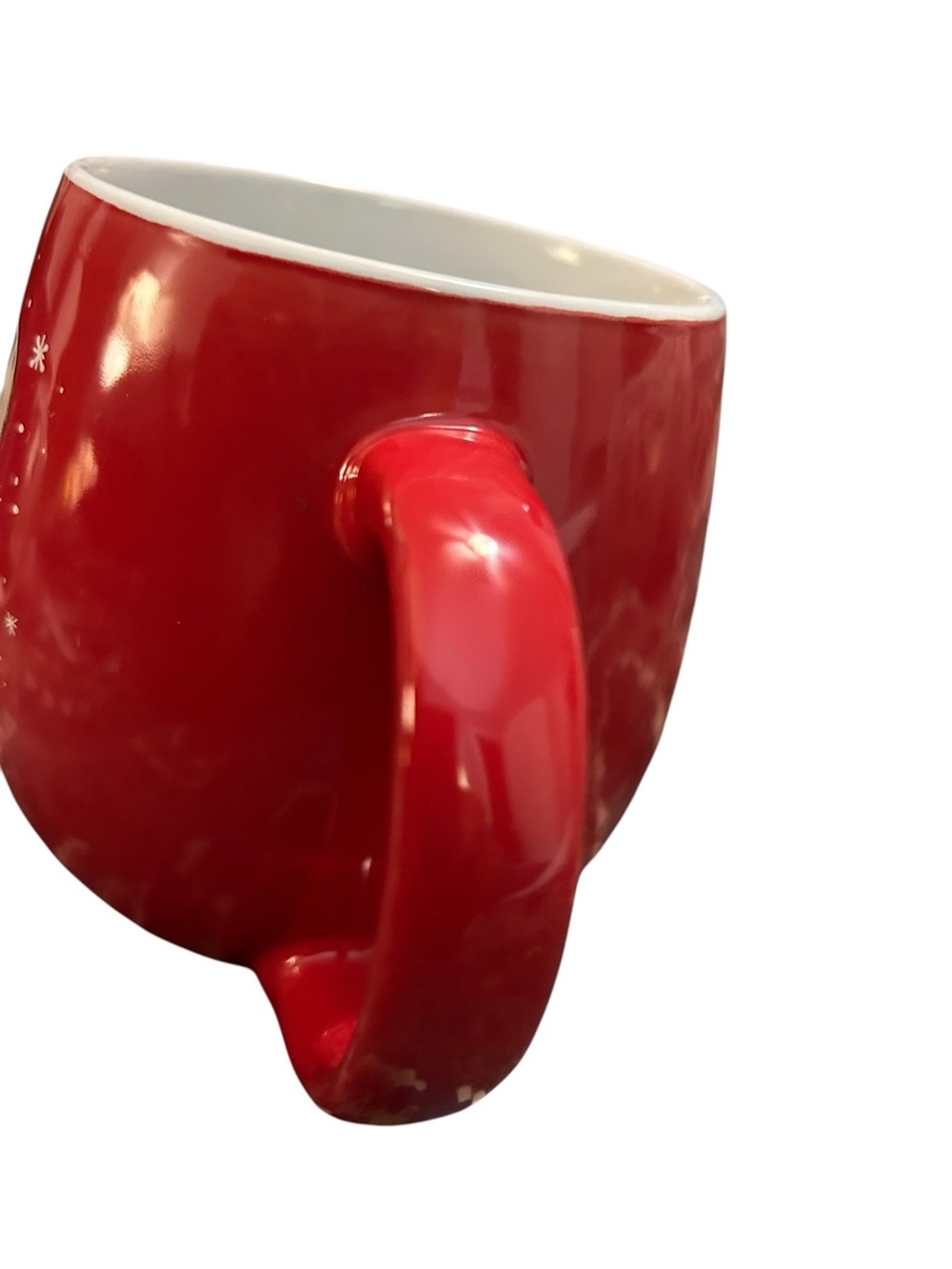 Holiday Gingerbread Mug - Red "Oh Snap!" EUC Festive Christmas Decor Drinkware - Picture 3 of 6